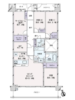 コスモ横濱汐見台ハートフォレストの間取図