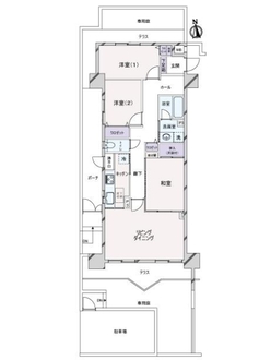 ダイアパレス知立Ａの間取図