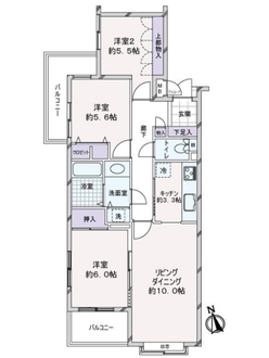 国分寺本町シティハウスの間取図