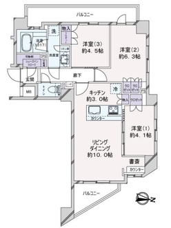 アドグランデ綾瀬の間取図