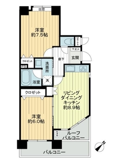セザール第二大塚の間取図