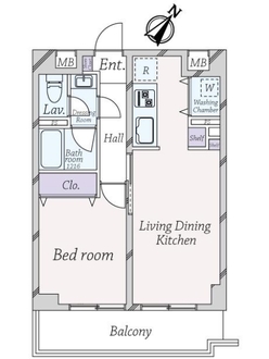 ライオンズマンション千駄ケ谷第二の間取図