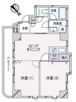 コスモス２６上池袋の間取図