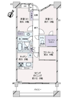 ライオンズステーションプラザ根岸ベイアークの間取図