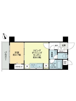 ライオンズマンション日吉東の間取図