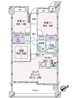 ライオンズ戸塚エアリスフォートの間取図