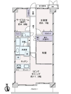 アドリーム武蔵小金井の間取図