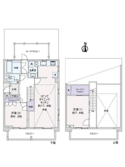 グランドメゾン都立大学の間取図