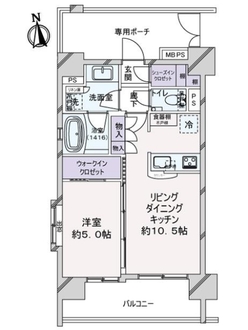 グローベル　ザ・目白プレミアムの間取図