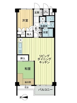 ライオンズマンション聖蹟桜ヶ丘の間取図