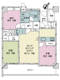 フローレンス楠木の間取図
