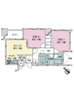 グランドメゾン千駄木一番館の間取図