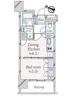 ライオンズアイル渋谷松濤の間取図