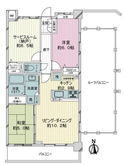 アトランティス津田沼１の間取図