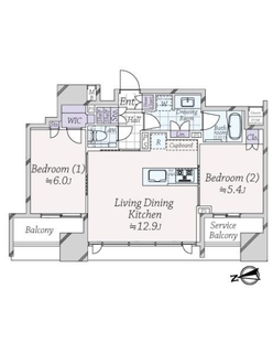 クラッシィハウス大手町の間取図