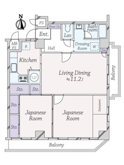 ロジマン御苑の間取図