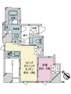 ルフォンリブレ上野根岸の間取図