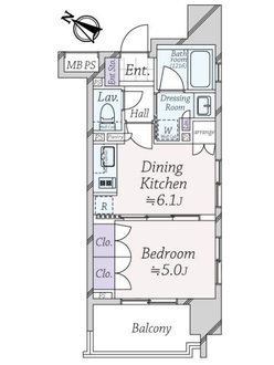 ライオンズアイル渋谷松濤の間取図