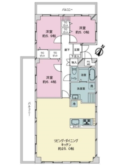 パラッシオ東雲の間取図