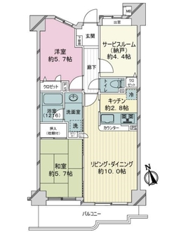 ナイスアーバン船橋の間取図