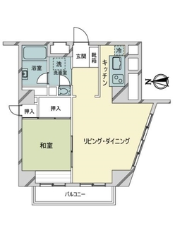 恒陽マンションの間取図