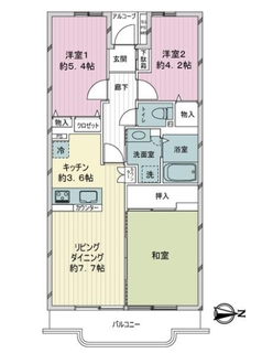 パイロットハウス・サン戸塚の間取図