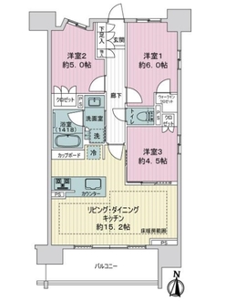 オープンレジデンシア名古屋菊井通の間取図