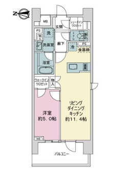 オープンレジデンシア名古屋菊井通の間取図