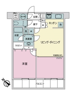ライオンズマンション高宮の間取図