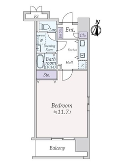 エクセレントＯＢＰバンクスの間取図