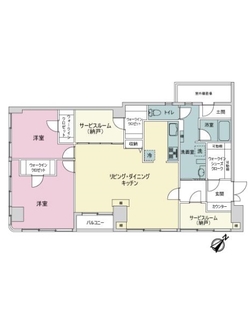 アイビーハイツ赤羽の間取図