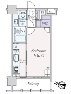 イクサージュ目黒の間取図