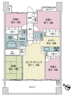 アデニウム千葉みなとの間取図