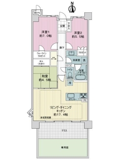 ライオンズ嵯峨天龍寺若宮　西の邸の間取図