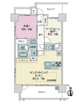 プレサンスロジェ守山駅前の間取図