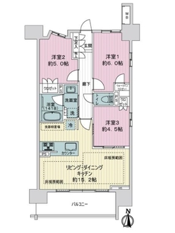 オープンレジデンシア名古屋菊井通の間取図
