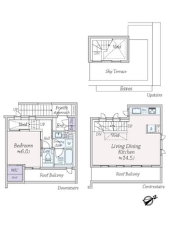 イニシアテラス代々木上原の間取図