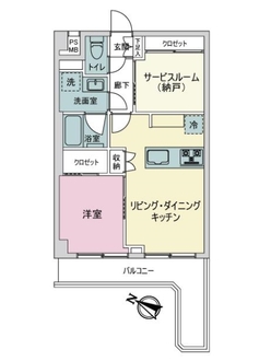 東十条ダイカンプラザの間取図