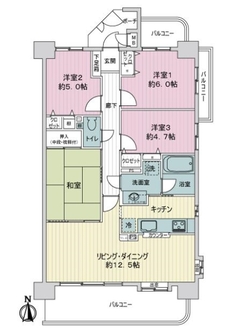 ダイアパレス一宮駅前の間取図