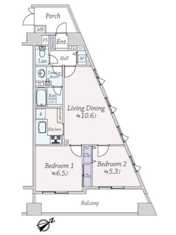 アクシアガーデン南砂の間取図