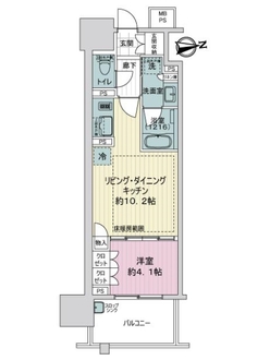 ザ・グランアルト栄の間取図