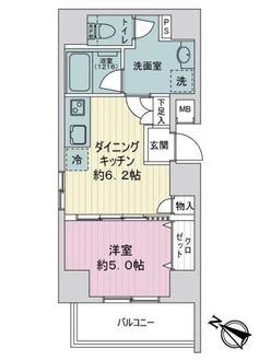 日神デュオステージ北浦和の間取図
