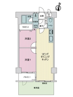 ライオンズマンション志村三丁目の間取図