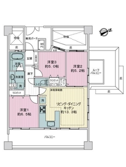 ライオンズガーデンシティ戸塚の間取図