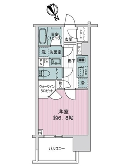 オープンレジデンシア名古屋駅ＴＨＥ　ＣＯＵＲＴの間取図