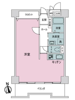 シャンボール白川公園の間取図