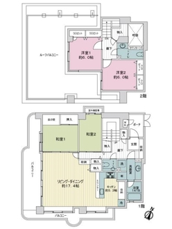 ライオンズマンションマキシム高宮の間取図