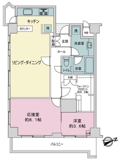 クレッセンコート浅草の間取図