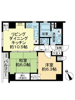 ネクステージ国立４の間取図