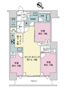 ｈｉｔｏｔｏ広島ＴｈｅＴｏｗｅｒの間取図